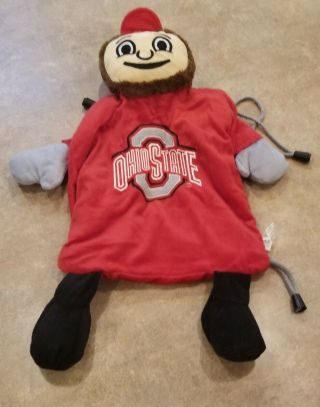 Ohio State University Buckeyes Backpack Drawstring Sling Bag Mascot Plush