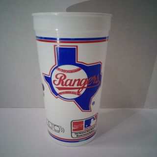 Vintage Texas Rangers Plastic Cup Coca Cola