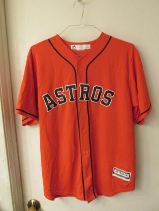 Houston Astros Carlos Correa Stitched Majestic Coolbase Jersey Size Large