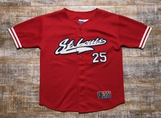 Vtg 90s Mark Mcgwire St.  Louis Cardinals Mlb Baseball Jersey Adult Sz M Rare