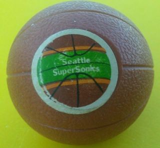1970 Nba Vintage Seattle Sonics Mini Gumball Basketball Plastic Helmet Aba