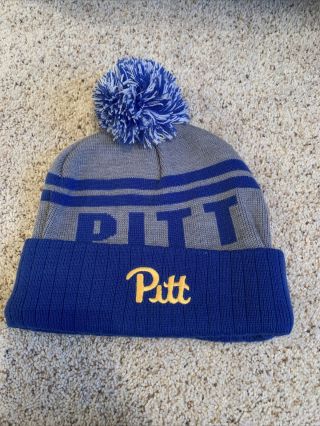 College Pitt Panthers Winter Pom Pom Unisex Cap Hat Beanie Football University