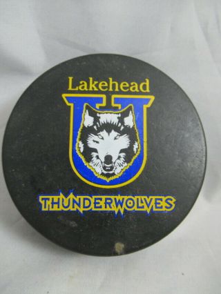 Lakehead University Thunderwolves Puck