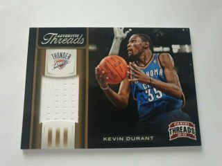 2012 - 13 Panini Threads Authentic Game Worn Material Kevin Durant Jersey
