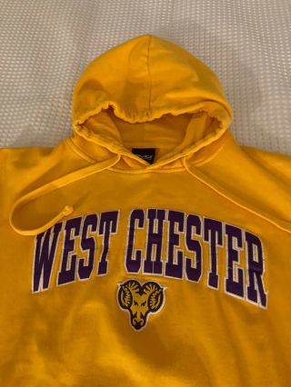 West Chester Golden Rams (m) Hoodie By Old Varsity Brand (ovb) Pre - Owned