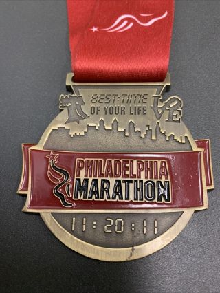 2011 Philadelphia Marathon Medal 2
