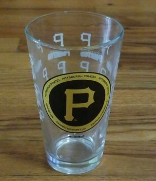Pittsburgh Pirates Mlb Beer Pint Glass Mug Cup 16oz