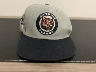 Detroit Tigers Mlb Baseball Gray Blue Snapback Hat Cap 47 Brand