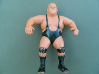 1985 Vintage King Kong Bundy Wwf Wrestler Ljn 8 " Rubber Figure Titan Sports Wwe