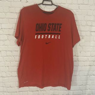 Nike Tee Ohio State Buckeyes Football Tshirt Mens Xl Scarlet Dri Fit Soft