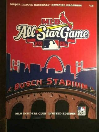 Mlb St.  Louis Cardinals Vintage 2009 All Star Game Official Baseball Program - Ex