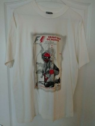 Formula 1 F1 Grand Prix De Monaco 23 - 26 Mai 2002 Graphic T - Shirt Sz L