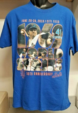 York Mets 50th Anniversary Of The 1969 World Series Champions Size Large