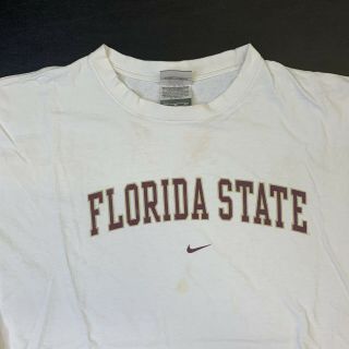 Vintage Nike Fsu Shirt Florida State Seminoles Ncaa Football Sports Xl 90s