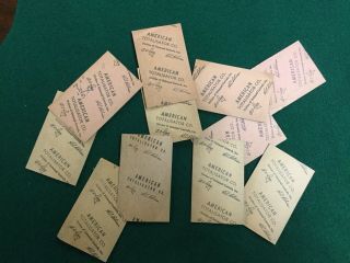 Vintage Chicago Down Horse Racing wager Tickets 1965 2
