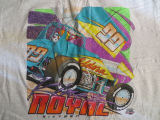 1999 Eldora Speedway Kings Royal World Of Outlaws Sprint Car Shirt 2xl