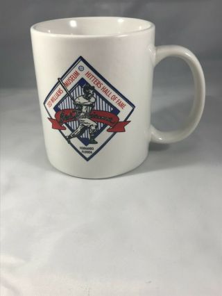 Ted Williams Boston Red Sox Hitters Hall Fame Of Museum Coffee Mug Hernando Fl