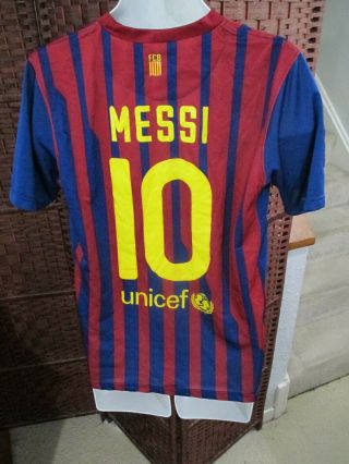 Nike Lionel Messi Barcelona Soccer Jersey Size Medium