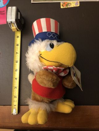 Vtg 1984 La Olympic Games Mascot Sam The Eagle Stuffed Plush Toy