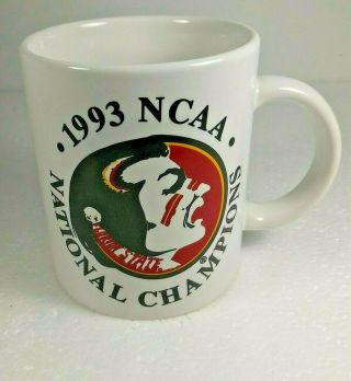 1993 Ncaa Florida State Seminoles National Championship Collectors Coffee Mug