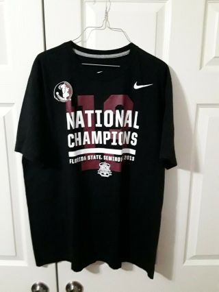 Nike Florida State Seminoles 2013 National Champions Football T - Shirt Men 