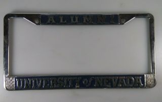University Of Nevada Alumni Metal License Plate Frame