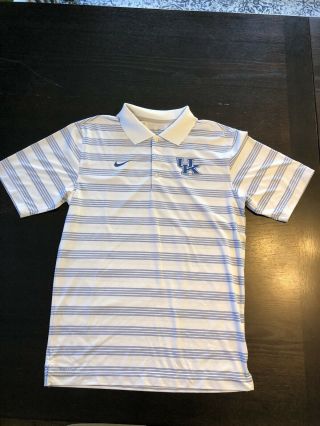 Nike Dri - Fit Golf Polo - University Of Kentucky Small