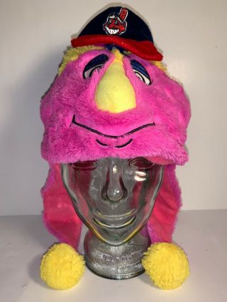 Cleveland Indians Mlb Slider Mascot Plush Hat