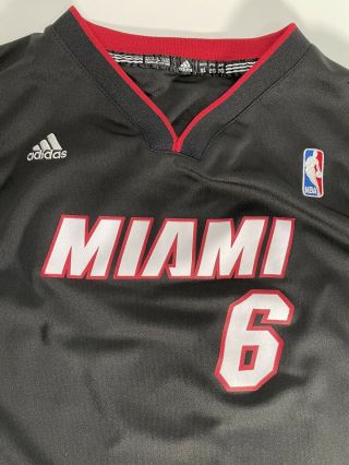 Youth XL LeBron James Miami Heat Adidas Jersey 3