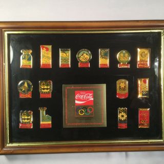 Coca Cola 15th Anniversary Olympic Winter Games Limited Edition Pin Set