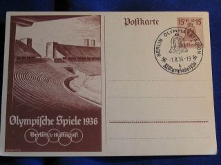 Orig.  Old German Postcard Olympic Games 1936 Berlin