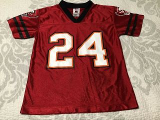 24 Cadillac Williams Tampa Bay Buccaneers Bucs Youth 8 Small Jersey