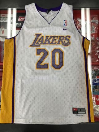Gary Payton Los Angeles Lakers Nike Jersey Sz L