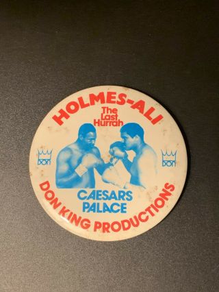 1980 Muhammad Ali Vs.  Larry Holmes Vintage Caesar 
