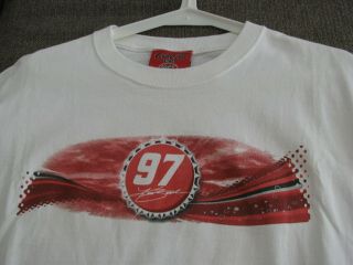 Vtg Collectible Racing Cars - T - Shirt Kurt Busch - Coca Cola C2 - Large