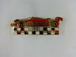 1991 Indianapolis 500 Marsh Collector Sponsors Lapel Tie Hat Pin Indycar