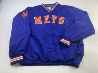 York Mets Mlb Merchandise Side Zip Windbreaker Jacket Size Men’s L