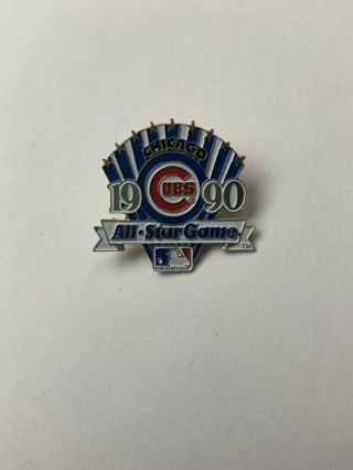 Vintage 1990 Chicago Cubs All Star Game Lapel Pin Mlb Official Licensed Collect