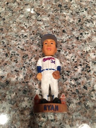 Nolan Ryan Cooperstown Baseball Magnetic Mini Bobblehead Texas Rangers Hof