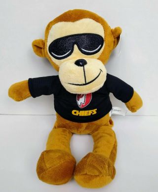Rally Men Nfl Kansas City Kc Chiefs Monkey Plush Tags Attached Stuff Animal Toy