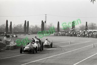 1960 Cscc Sports Car Racing Photo Negative Pomona,  Ca Road Racing Stanguellini