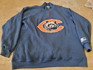 Vtg Starter Chicago Bears Sweatshirt Xl Men Nfl Usa Sport 90s