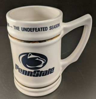 Penn State Nittany Lions Football Vintage 1985 Undefeated Season Beer Mug Stein