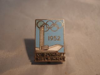Olympic Games In Helsinki 1952 Official Visitors Pin Badge