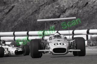 1969 Scca Formula A Racing Photo Negative Dick Simon Riverside,  Ca.