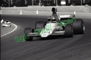 1975 Imsa Formula 5000 Racing Photo Negative Eppie Wietzes Riverside,  Ca.