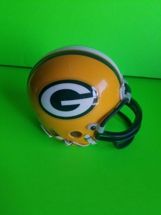 Vintage 1995 Nfl Green Bay Packers Football Riddell 3 5/8 Size Mini Helmet