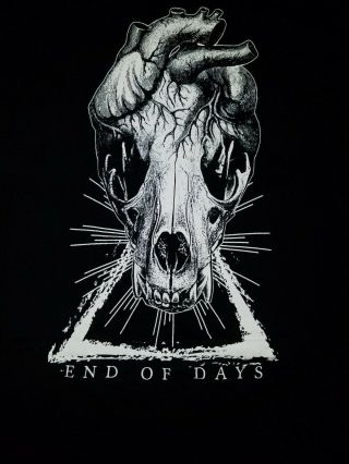Black Craft Cult End Of Days Baron Corbin Tee Shirt Mens Size 2xl