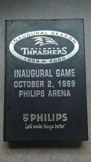 Atlanta Thrashers Inaugural Season Game Ticket Collectors Box 1999 Philips Arena