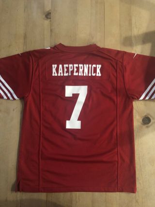 Colin Kaepernick Nike San Francisco 49ers Red Jersey Youth Large (14 - 16)